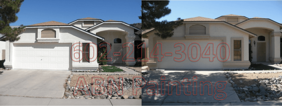 Exterior painting in Phoenix before and after 14