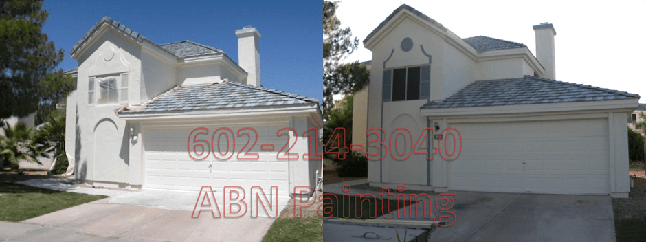 Exterior painting in Phoenix before and after 16