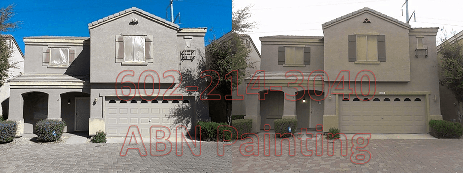 Exterior painting in Phoenix before and after 17