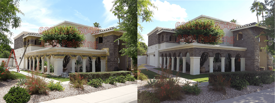 Exterior painting in Phoenix before and after 64