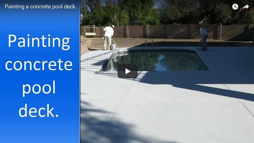 Pool Deck Painting Phoenix - Sherwin Williams Concrete Pool Deck Paint Colors